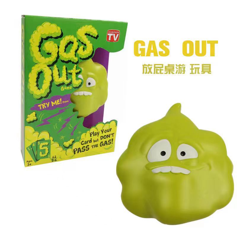 Board Game For 3 Players - Gas Out Familie Partyspiel Spielkarten SPIELZEUG