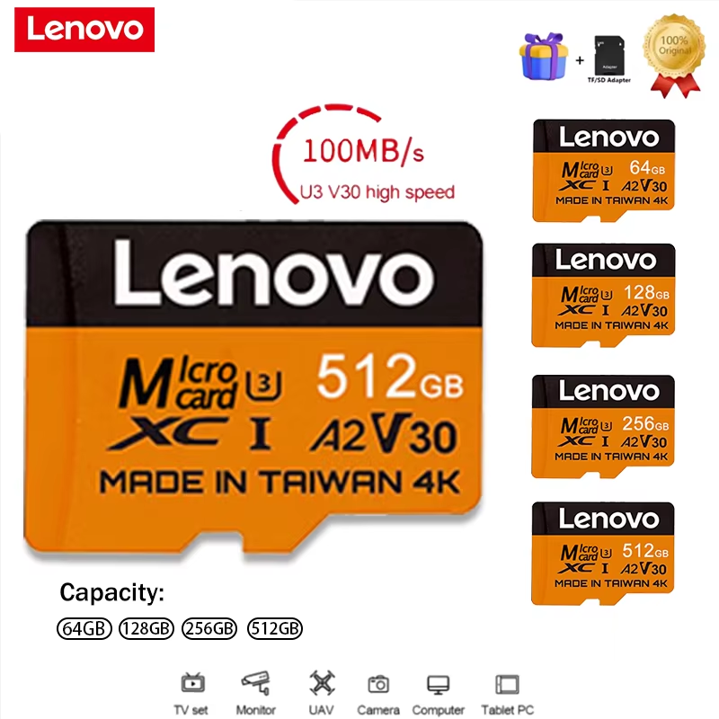 Board Game Journal - Lenovo Secure 512GB SD-Karten Micro TF