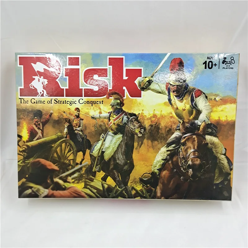 Board Game Risk - RISK Strategie-Brettspiel, geeignet für 2-5 Spieler,
