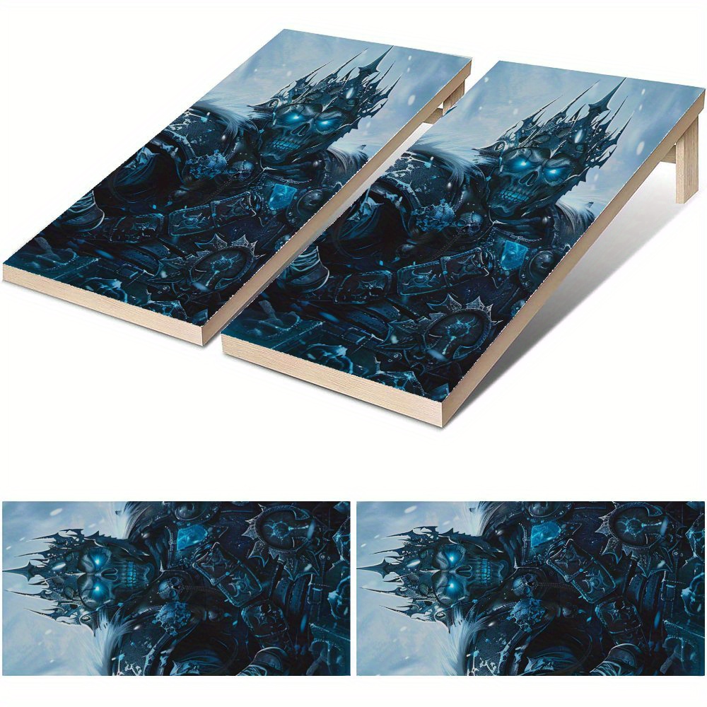 Board Game Film - Ice Abyss Dead Soul wasserdichte Cornhole-Brett-Vinylfolien,