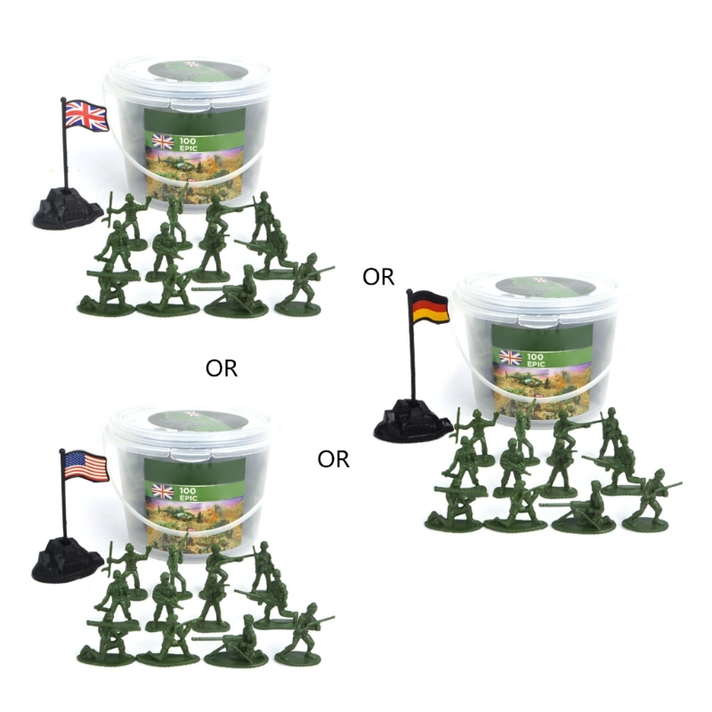 Board Game Risk - 100PCS Kinder Spielzeug Mini Militär Soldaten