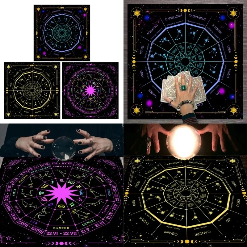 Board Game Maker - 50/60/75cm quadratische Flanell Tarot Altar Stoff