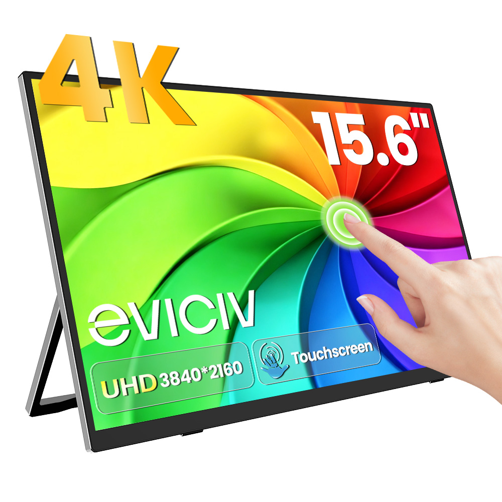 Board Game Journal - EVICIV 4K tragbarer Monitor 10-Punkt-Touchscreen 15,7