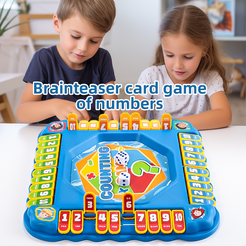 Board Game For 3 Players - Digitales Flip-Brettspiel für Kinder, 2–4 Spieler,