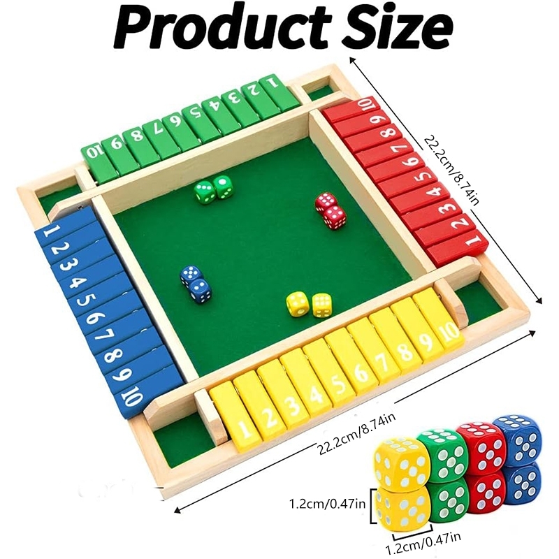 Arithmetik-Würfelspiel Viersei – Board Game For 3 Players Bewertung und Preis