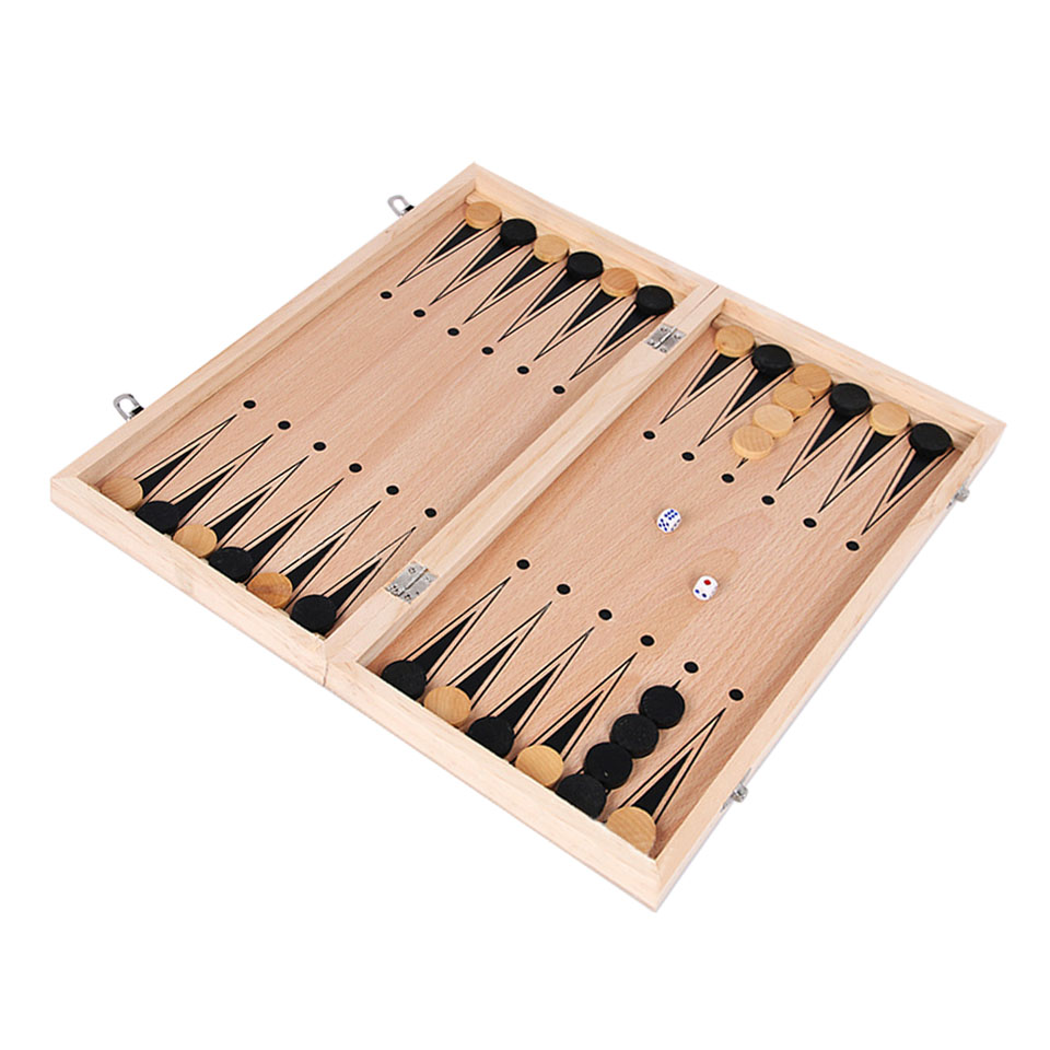 3-in-1 Holz-Schach-Backgammon- – Board Game Yearbook Bewertung und Preis